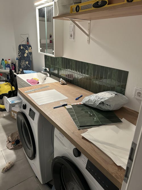 Stick&Done Falburkolat Bali Green - 10db - 30x30cm