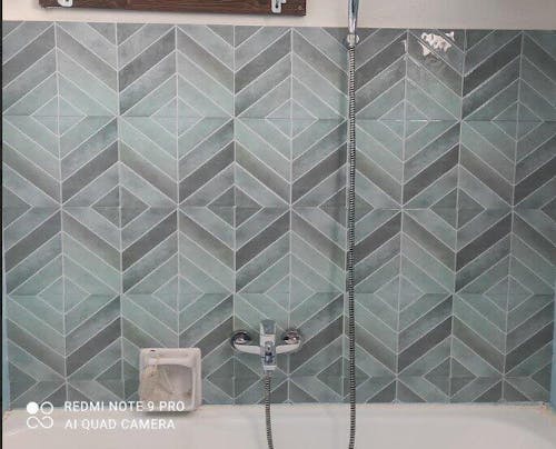 Stick&Done Falburkolat London Green - 10db - 32x25cm