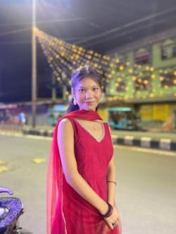 Maroon Color Roman Silk Chanderi Anarkali Gown Set - Aarti Chauhan