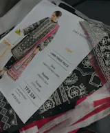 Zara Shahjahan Embroidered Lawn 3pc with Silk Printed Chiffon Dupatta - NA1883