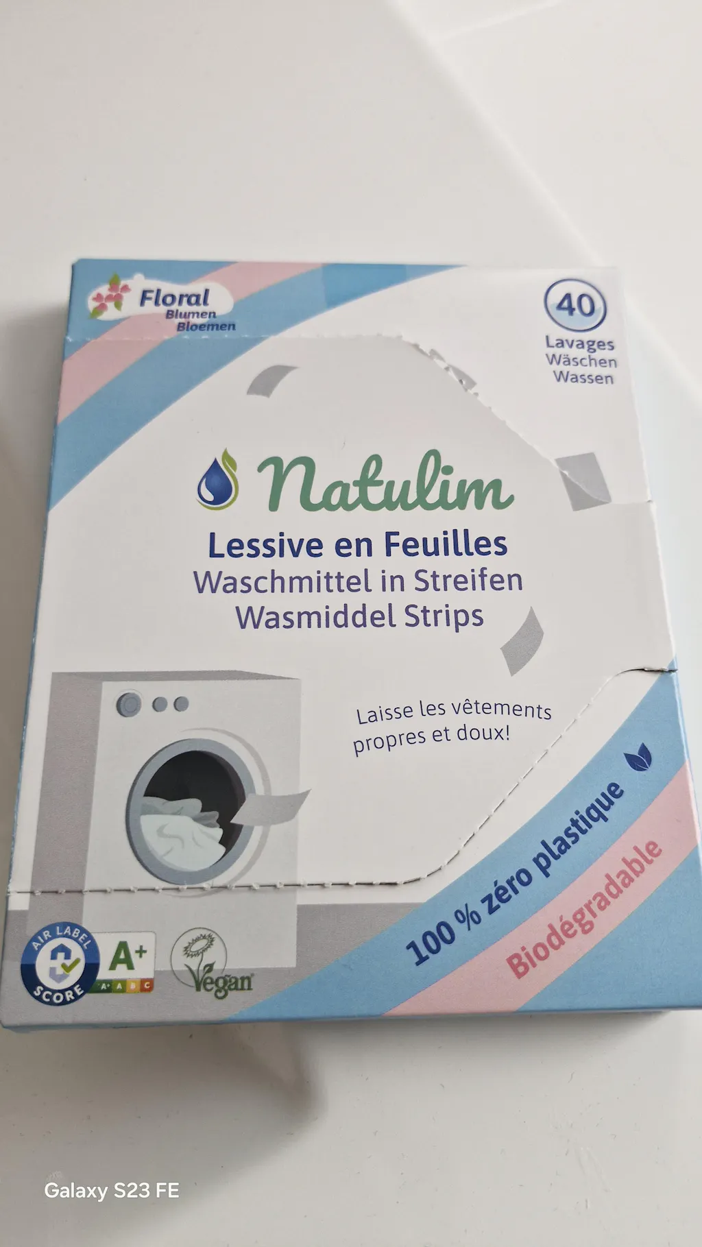 Éco-Feuilles de Lessive - 40 Lavages