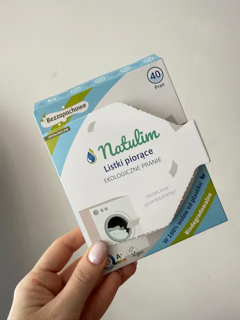 Eko listki do prania Natulim 40 prań