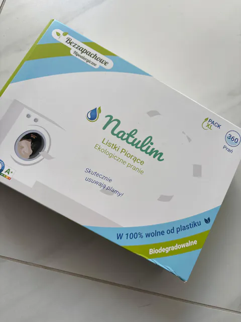 Eko listki do prania Natulim 40 prań