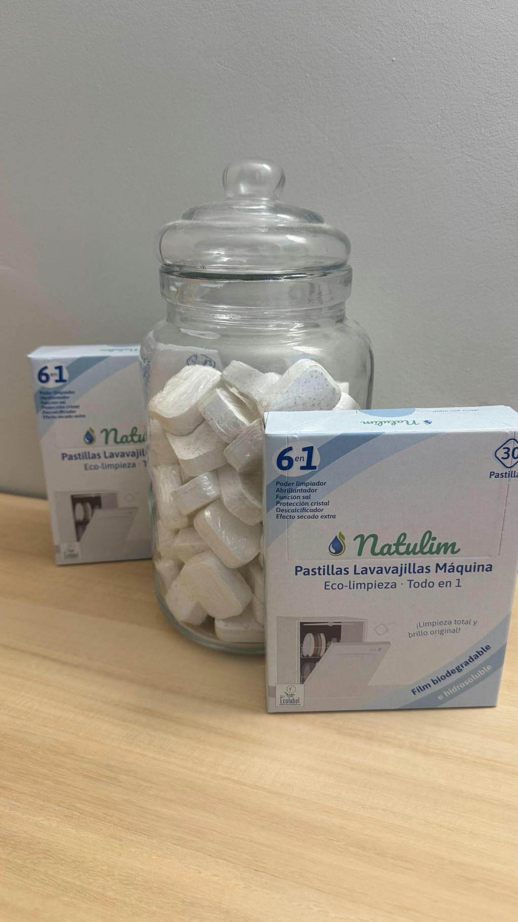 Eco Pastillas Lavavajillas 6 en 1 - 60 Lavados