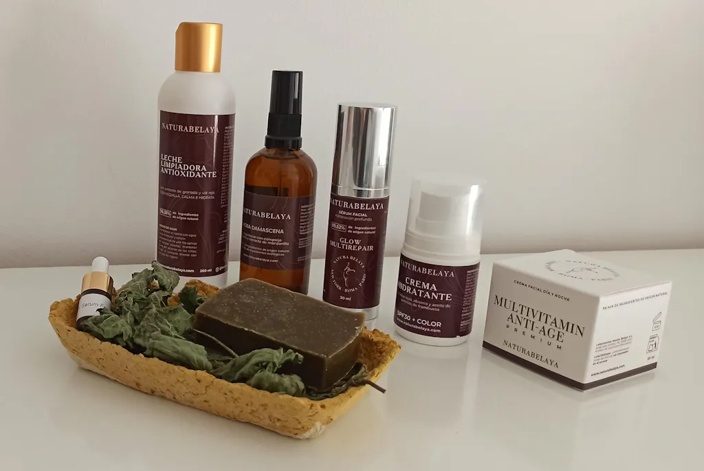 Crema hidratante de día con color SPF30 con Aloe vera, aceite de abisinia y frambuesa