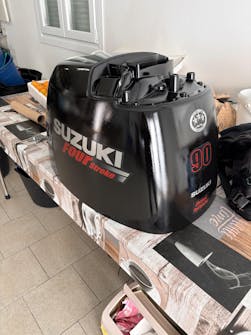 Adhesivos Suzuki DF90 90HP Cuatro tiempos 2003-2009 motor fueraborda pegatinas en vinilo