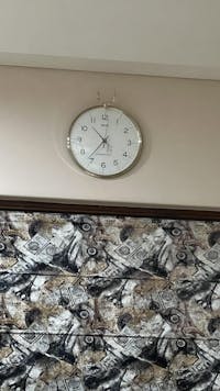 Elegant Wall Clock With Deer Head