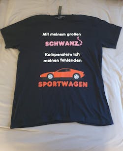 Großer Schwanz kein Sportwagen