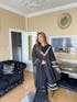 Siaahi - Readymade Chikankari Three Piece Shalwar Kameez Shalwar Kameez in Black with Matching Dupatta and Detailing