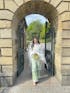 Meena - Readymade Chikankari Three Piece Shalwar Kameez in Pistachio Green with Matching White Organza Dupatta