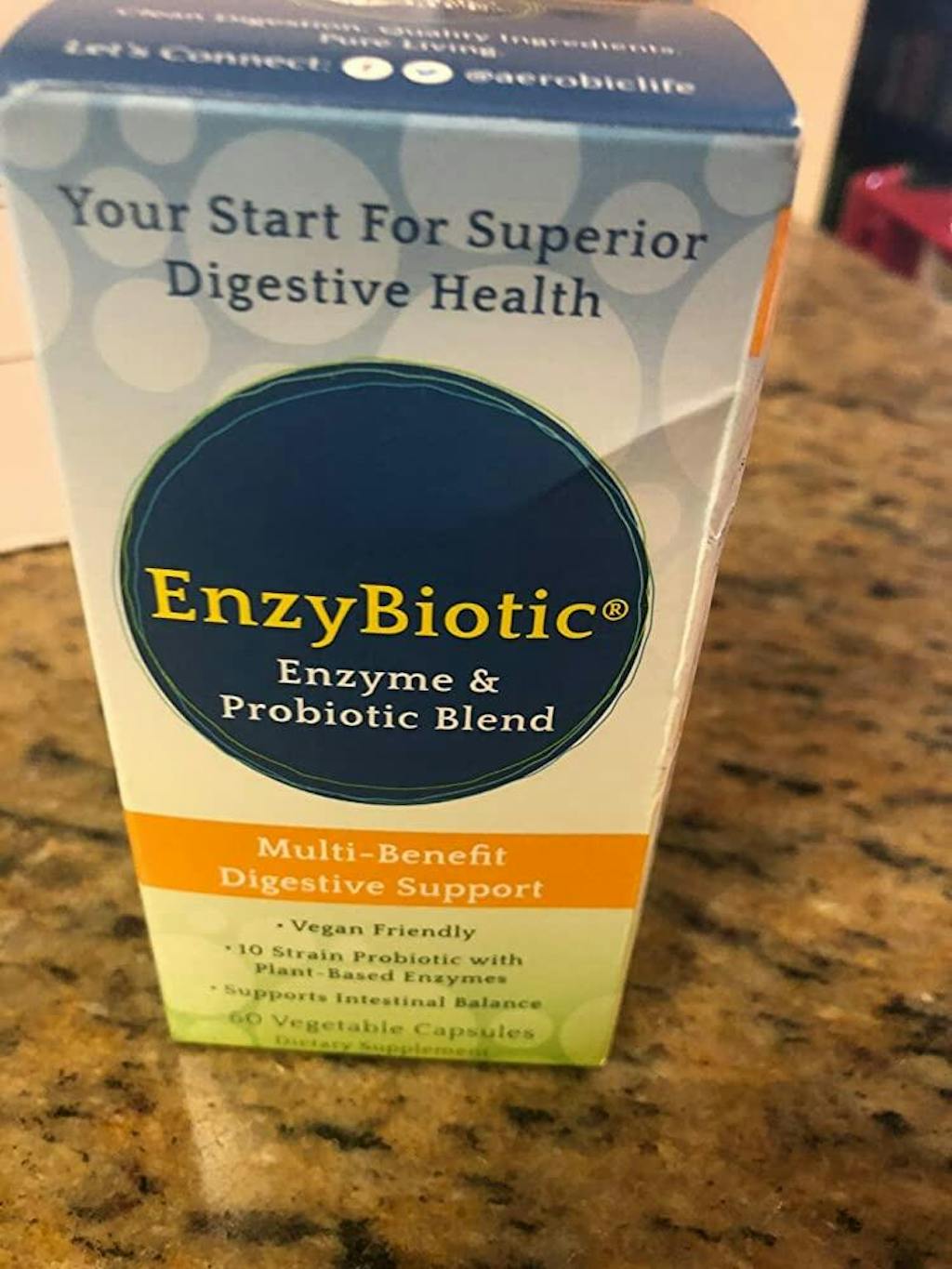 Enzybiotic Digestive Enzymes & Probiotics For IBS + Bloating NBPure