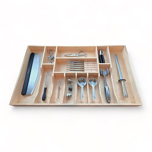 Custom Kitchen Drawer Organizer for Large Drawers