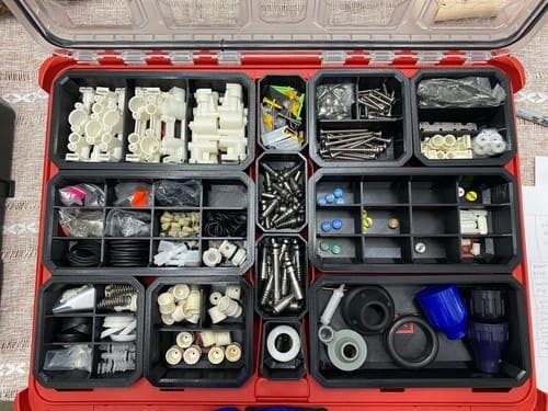 Milwaukee PACKOUT Low-Profile Organizer Small Divider Bins | Neat