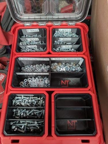Stacking Divider Bins Small for Milwaukee PACKOUT Organizer
