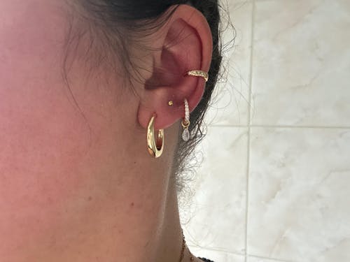 Earcuff Cassiopée Blanc