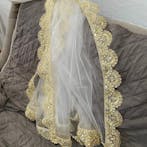 Ivory white Indian dupatta bridal wedding wear | Net Dupatta for dress