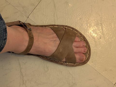 Vision Leather Women's Huarache Barefoot Sandals