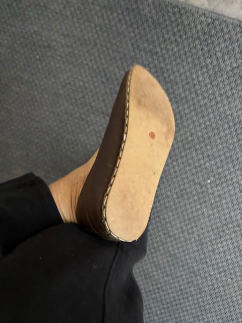 Handmade Barefoot Loafers for Women Crazy Classic Brown