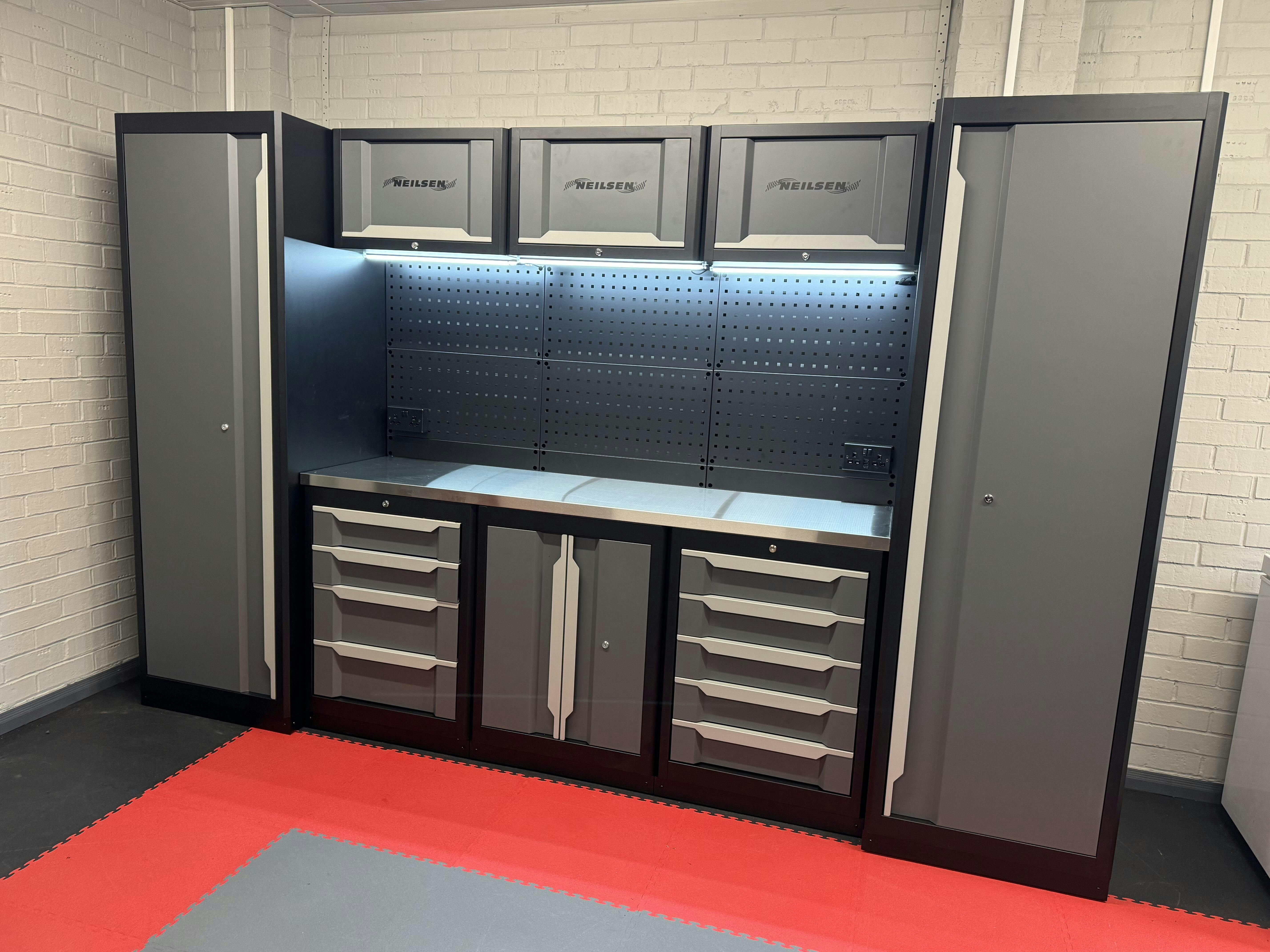 CT4959 - Garage Storage System - Grey — Neilsen Tools