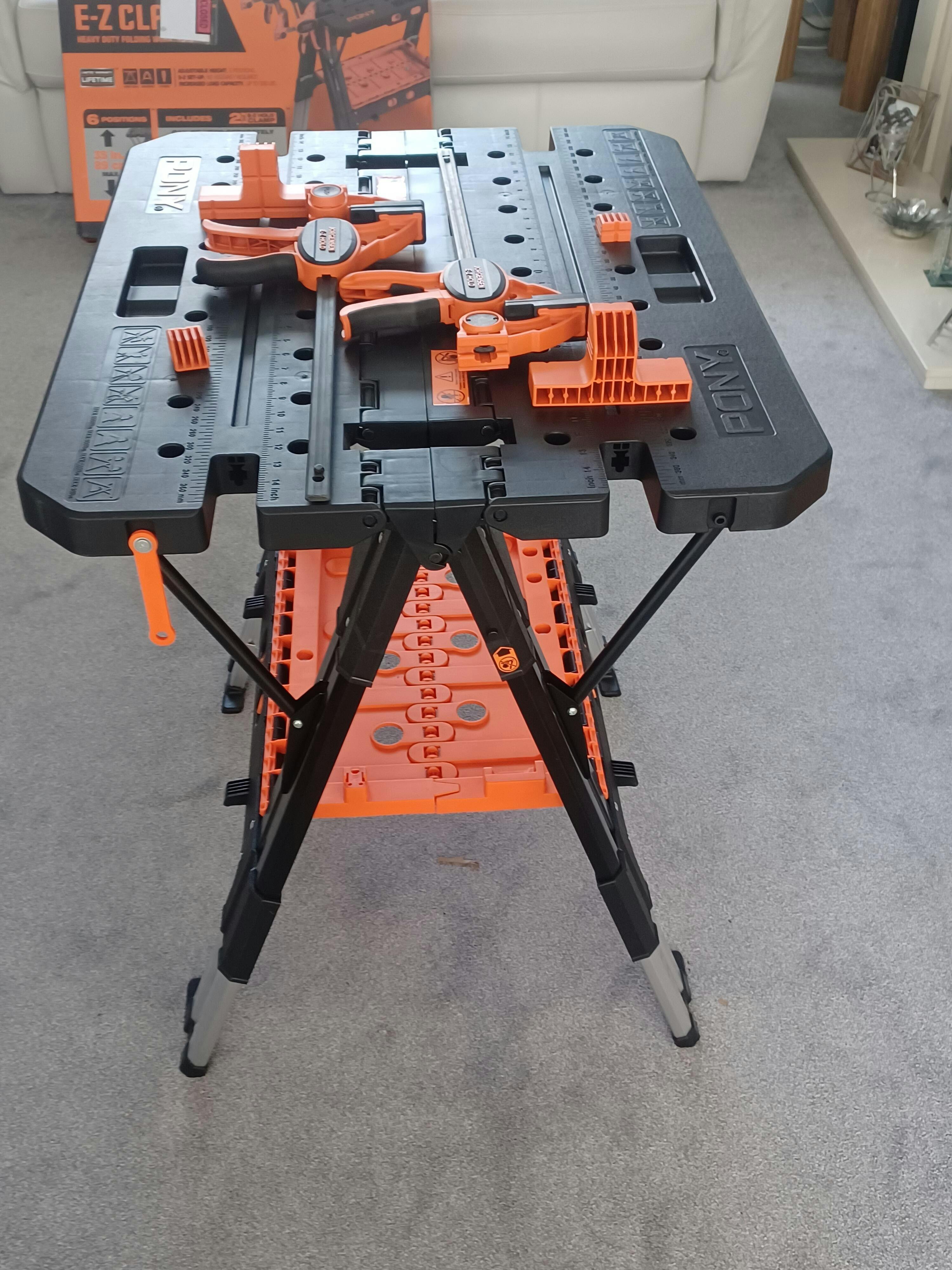 PONYOdiorプレステージ POJ60PRO - Pony's 2-in-1 Clamping Worktable and Sawhorse — Neilsen