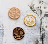 Ocean Beach Seashell 3D Wax Seal Stamp (25mm)