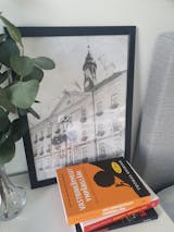 Kehystetty taulu omasta kuvasta