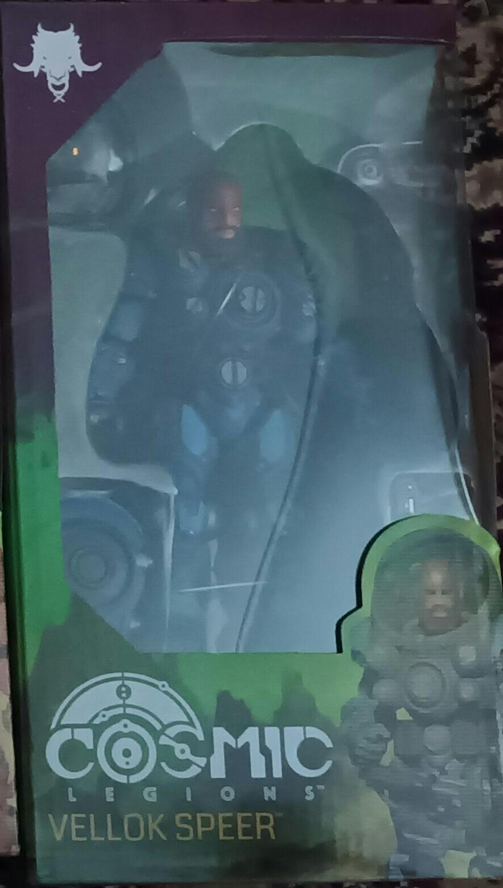 Cosmic Legions: OxKrewe Bok Ett Thraxxon Actionfigur Vellok Speer (Deluxe)