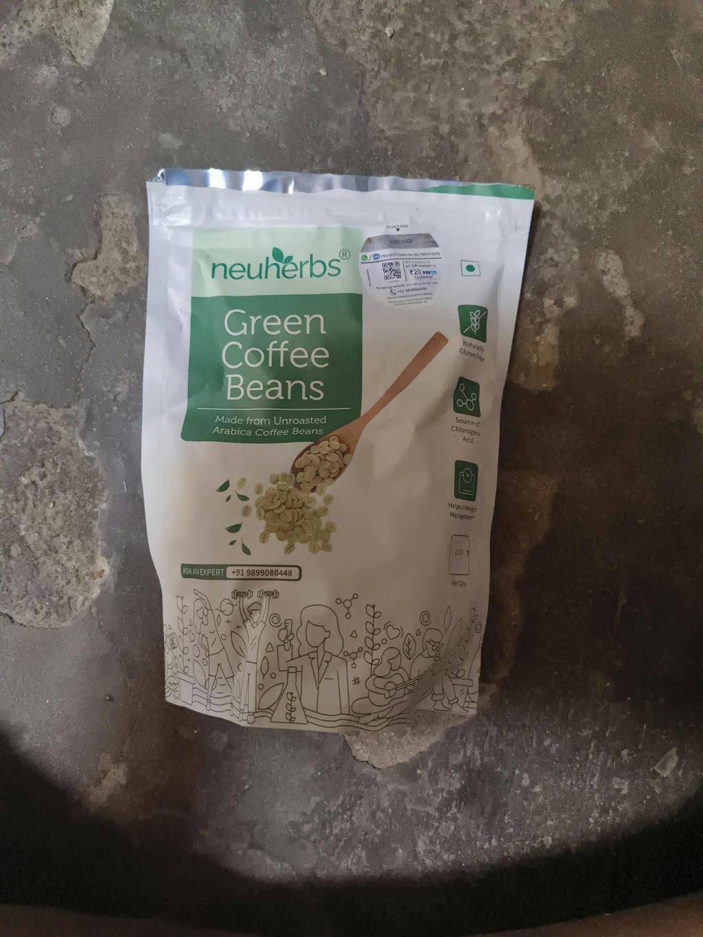 Buy Organic Green Coffee Beans For Weight Loss Online in India Neuherbs