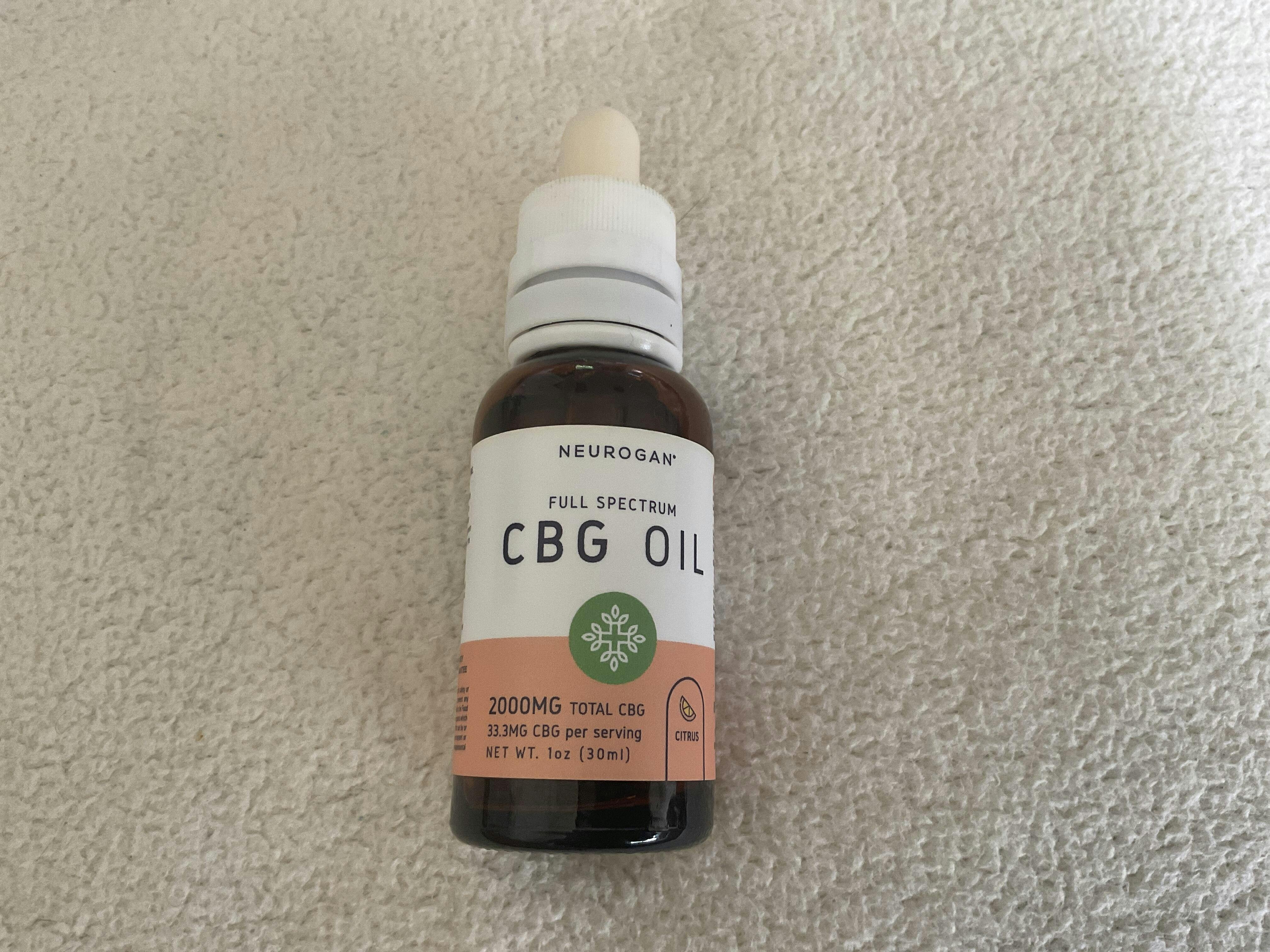 CBG Oil Tincture 2000 MG | Full Spectrum & Plant Based – Neurogan