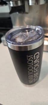 Never Too Lost To Be Found - Black Insulated Coffee Mug/ Tumbler