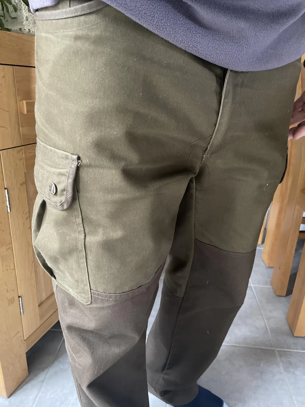 PERCUSSION Heren zomer cargobroek Savane Outdoor Vrije tijd jacht wandelen Trekking Angel broek bruin met messentas