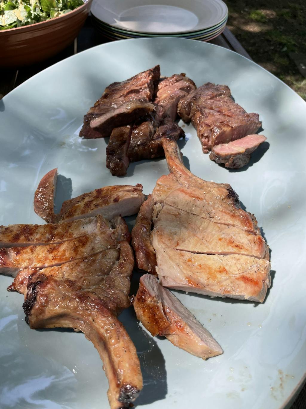 French Center Cut BoneIn Pork Chops (12oz) New York Steak & Seafood Co.