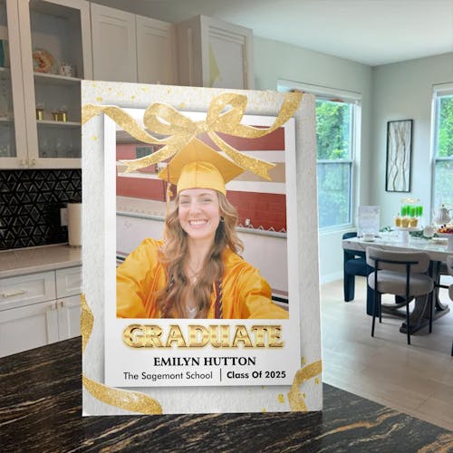 Class Of 2025 Welcome Sign - Graduation Party Welcome Sign - Custom Photo Grad Party Sign - Personalized Graduation Decoration