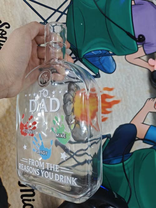 From The Reason You Drink - Family Personalized Custom Whiskey Bottle