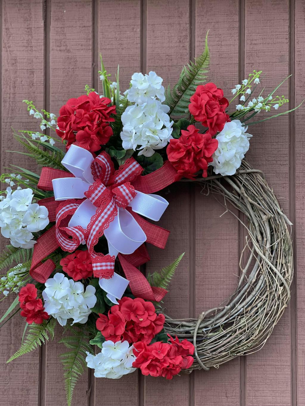 20" Geranium Bush X 7 Nick's Seasonal Décor
