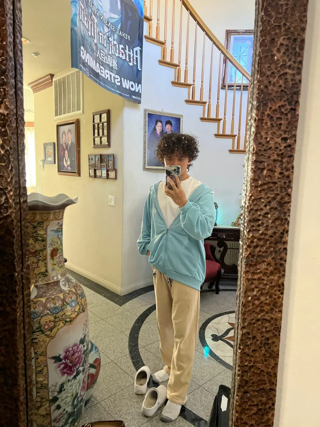 OVERSIZED ZIP FRONT HOODIE UNDER THE NEON SUN