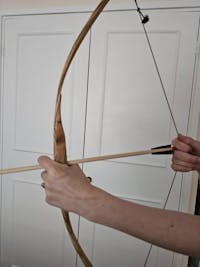 Small Wooden Bow and Arrows: Handmade, Personalised Gift