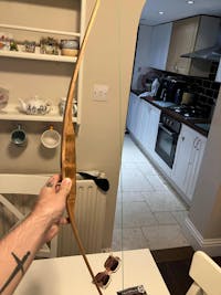 Large Wooden Bow and Arrows: Handmade, Personalized Gift