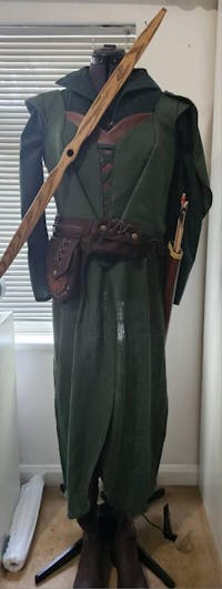 Large Wooden Bow and Arrows: Handmade, Personalized Gift