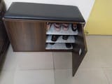 Nilkamal Metro 3 Door Engineered Wood Shoe Cabinet (Walnut) - Nilkamal  Furniture