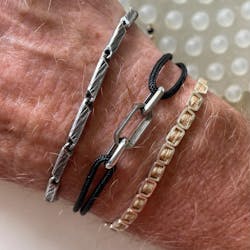 Aarif - Zwarte Touwketting Armband