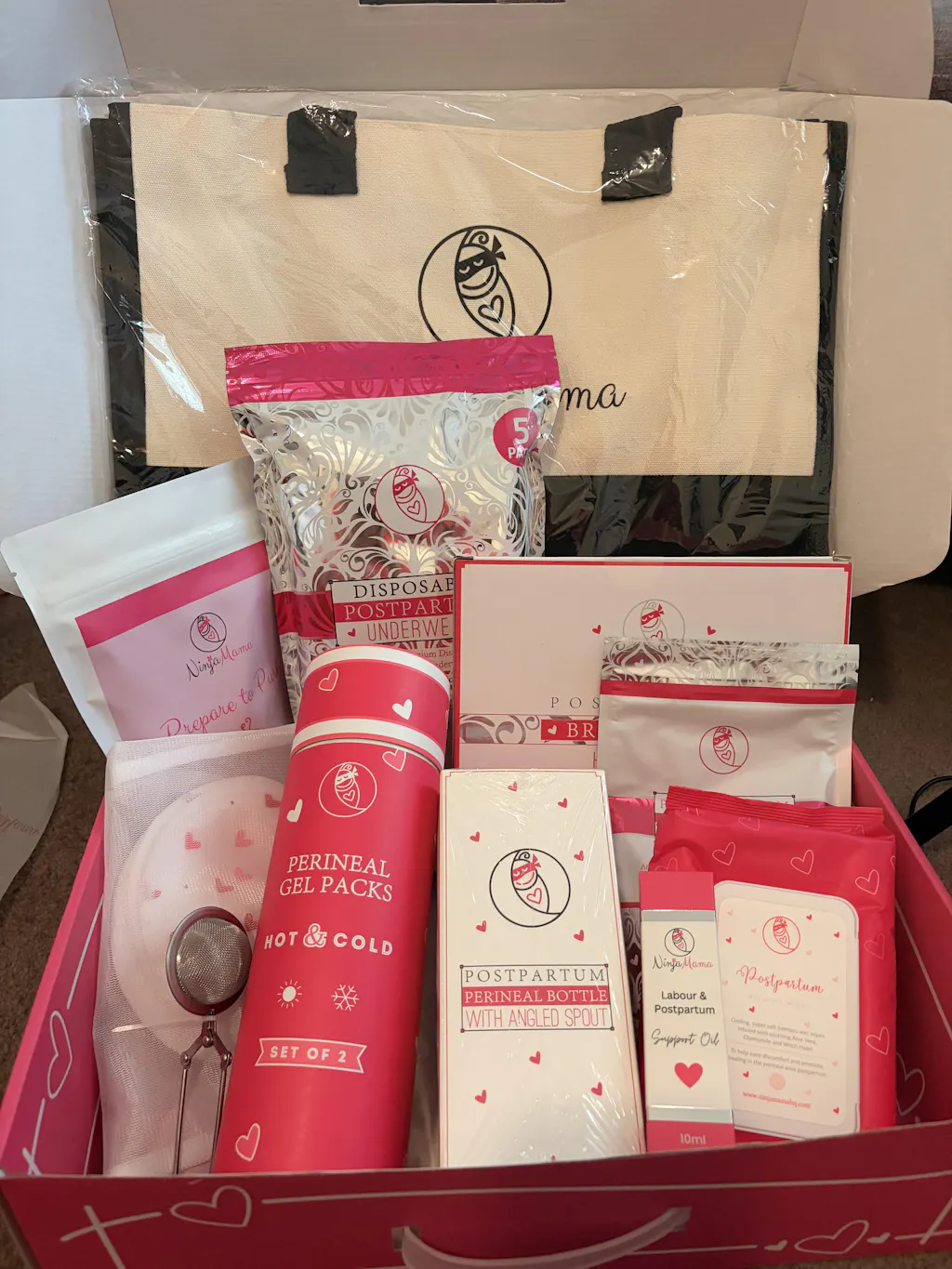 Ninja Mama Postpartum Bundle Gentle Healing & Comfort Kit for New Mums