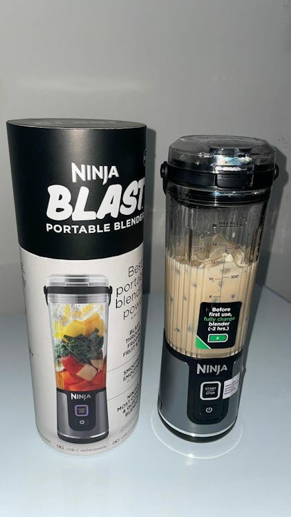  Ninja BC151WH Blast - Licuadora portátil, inalámbrica
