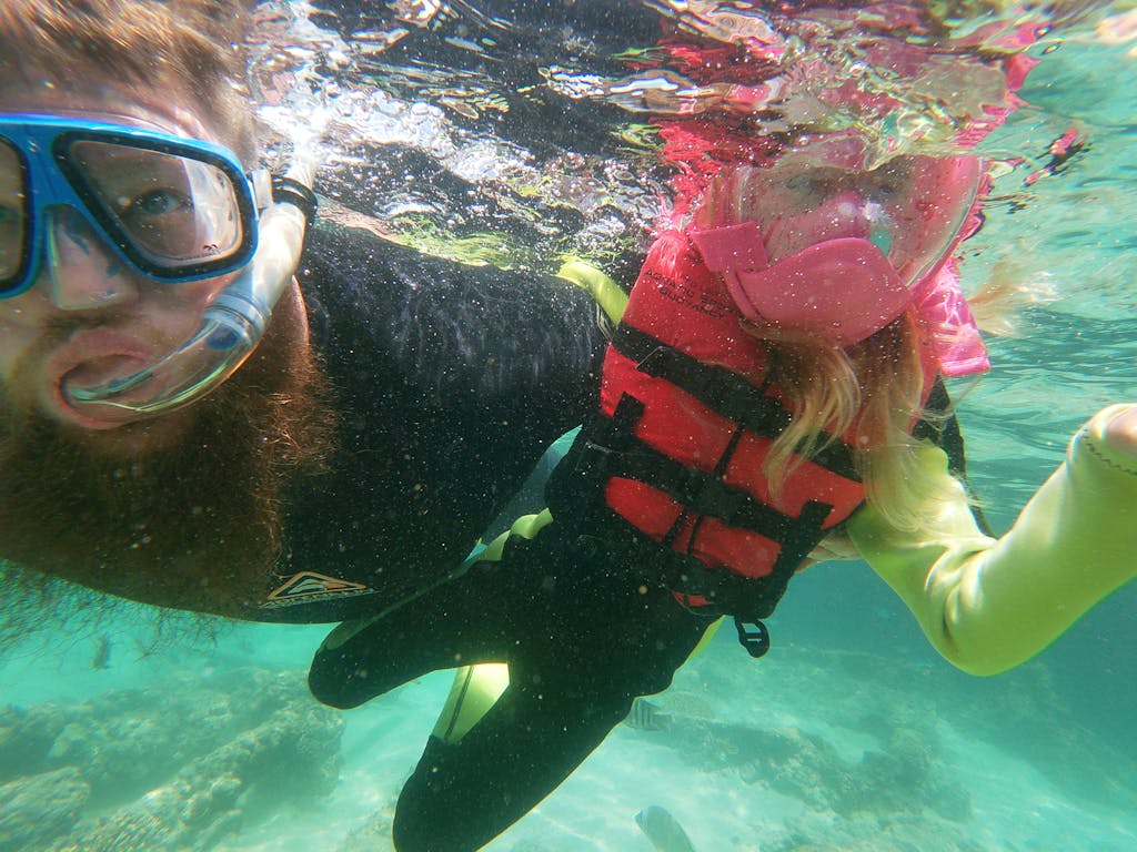 Longer Tube Full Face Snorkel Mask for Kids in AU Ninja Shark Ninja