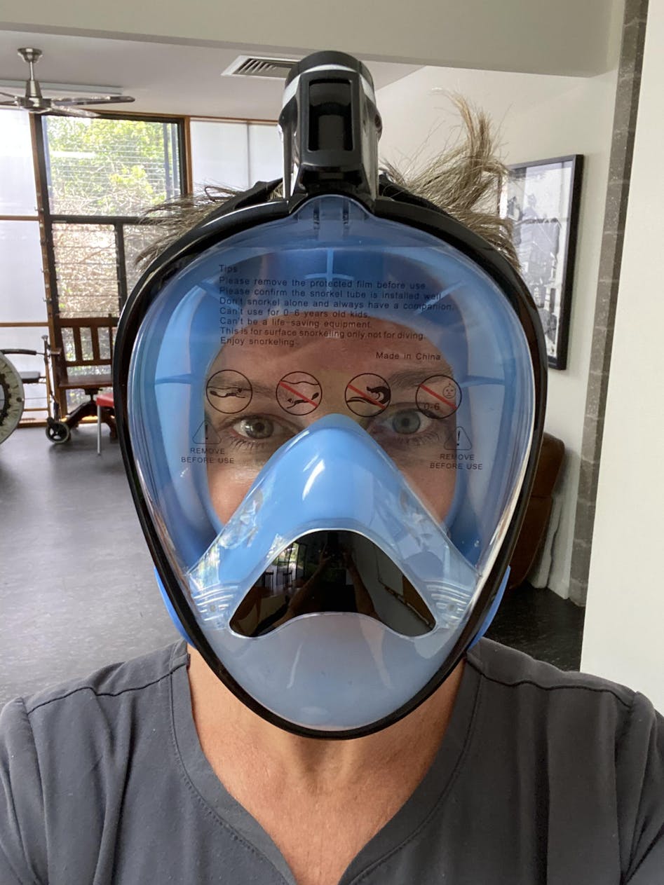 Mirrored Dive Mask  Dive Gear Australia