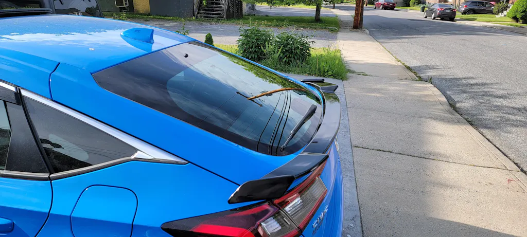 NINTE For 2022-2025 Honda Civic Hatchback FE Rear Spoiler ABS Rear ...