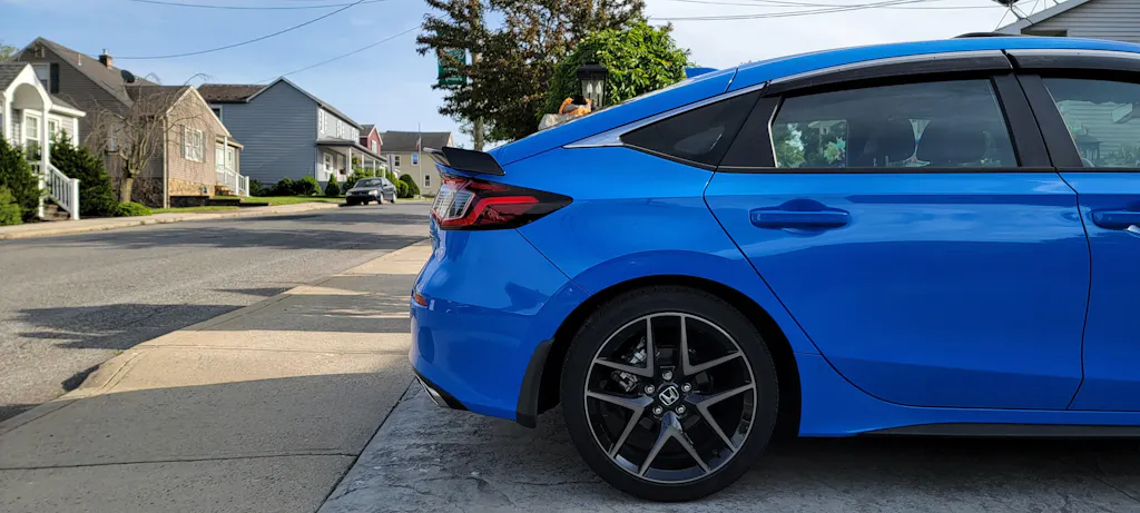 NINTE For 2022-2025 Honda Civic Hatchback FE Rear Spoiler ABS Rear ...