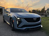 NINTE Front Lip For 2024-2026 Cadillac CT5-V 3PC Gloss Black Front Bumper Splitter