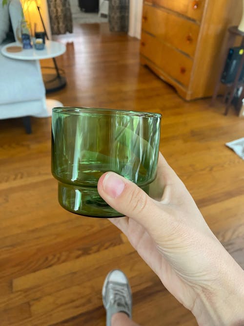 Tall Stackable Colorful Glasses