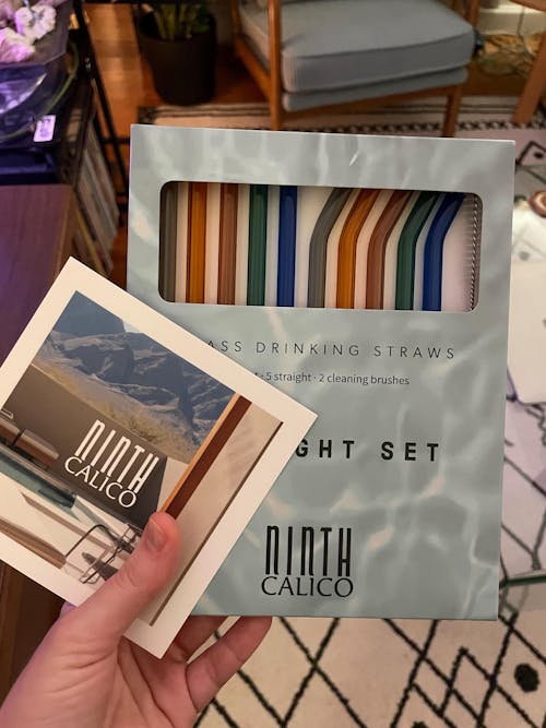 Desert Variety Glass Straw Set